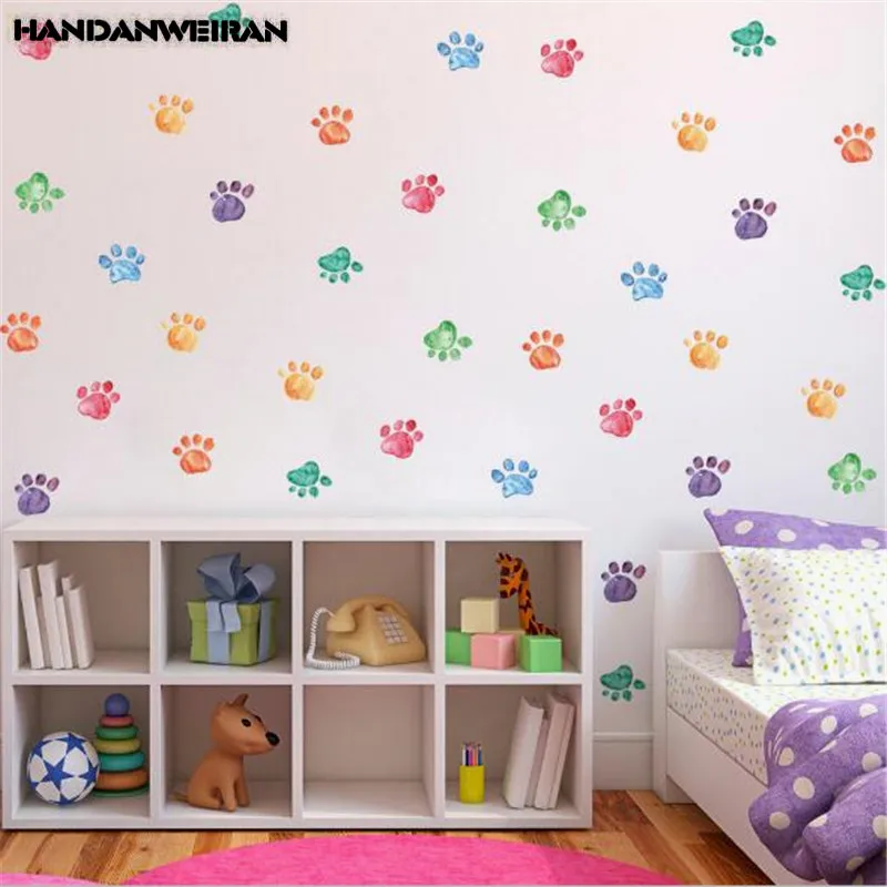 42pcs=1sets Colorful Cute Footprints Wall Sticker Color Wall Decal Children Room Removable Decorative Stickers For Kid's Bedroom
42pcs=1sets Colorful Cute Footprints Wall Sticker Color Wall Decal Children Room Removable Decorative Stickers For Kid's Bedroom