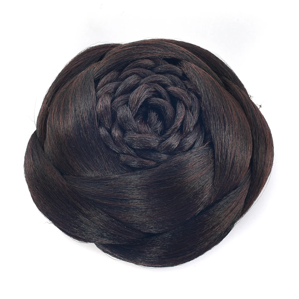 Soowee Brown Black Braided Clip In Fake Hair Bun Synthetic Hair Chignon Fast Bun Donut Roller Hairpieces for Women
Soowee Brown Black Braided Clip In Fake Hair Bun Synthetic Hair Chignon Fast Bun Donut Roller Hairpieces for Women
