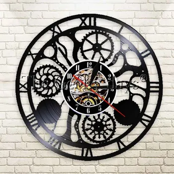 Cogwheels Gears Clock CD Vinyl Record Wall Clock 3D Hanging Watches Duvar Saat Steampunk Charms Wall Clock Modern Design
Cogwheels Gears Clock CD Vinyl Record Wall Clock 3D Hanging Watches Duvar Saat Steampunk Charms Wall Clock Modern Design