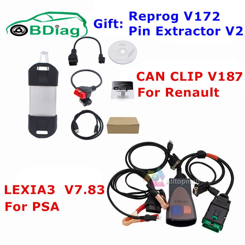 Gift Reprog V172+Pin Extractor+V188 For Renault Can Clip+Lexia3 PP2000 Diagbox V7.83 Lexia-3 Diagnostic Tool For Citroen/Peugeot
Gift Reprog V172+Pin Extractor+V188 For Renault Can Clip+Lexia3 PP2000 Diagbox V7.83 Lexia-3 Diagnostic Tool For Citroen/Peugeot