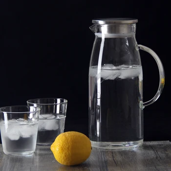 drinkware Glass cold kettle set Sheng Liang kettle teapot heat-resistant high temperature explosion-proof large capacity bar pot
drinkware Glass cold kettle set Sheng Liang kettle teapot heat-resistant high temperature explosion-proof large capacity bar pot