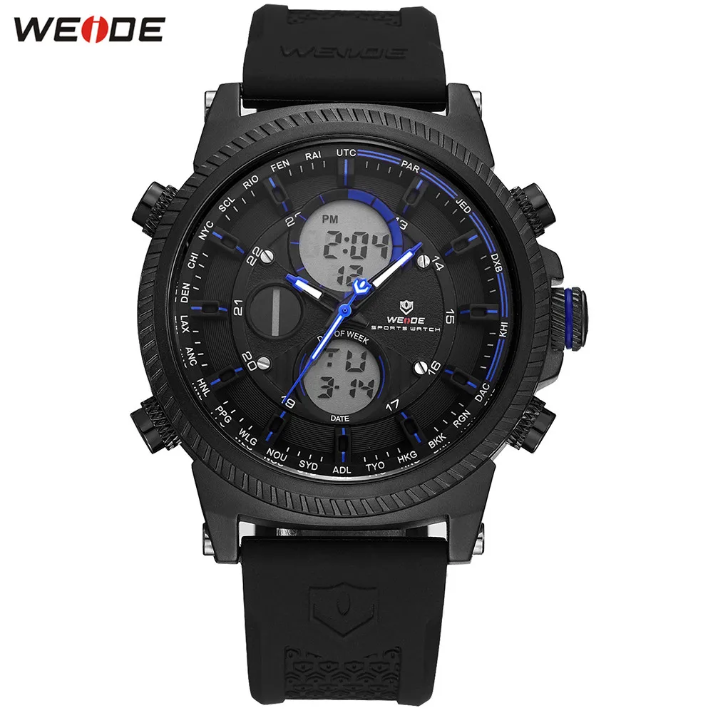 Fashion WEIDE Functional Week Date Day Watch Men Sport Watch Men Digital Quartz LED Watch Silicone Band Army Wristwatch Man Gift
Fashion WEIDE Functional Week Date Day Watch Men Sport Watch Men Digital Quartz LED Watch Silicone Band Army Wristwatch Man Gift