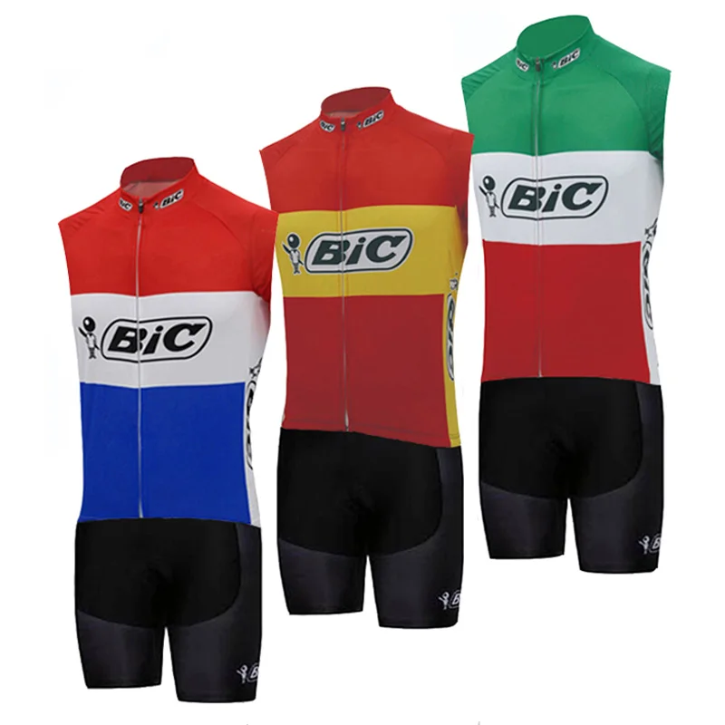Newest BIC team Cycling Skinsuit sleeveless Men's Triathlon Mtb Bike Sport Clothes Maillot Ciclismo Jumpsuits Road Bike Suits
Newest BIC team Cycling Skinsuit sleeveless Men's Triathlon Mtb Bike Sport Clothes Maillot Ciclismo Jumpsuits Road Bike Suits