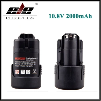 Eleoption 2x 10.8V Li-ion 2000mAh Replacement Power Tool Rechargeable Battery for Bosch BAT411 2 607 336 014 PS40-2 PS20-2
Eleoption 2x 10.8V Li-ion 2000mAh Replacement Power Tool Rechargeable Battery for Bosch BAT411 2 607 336 014 PS40-2 PS20-2