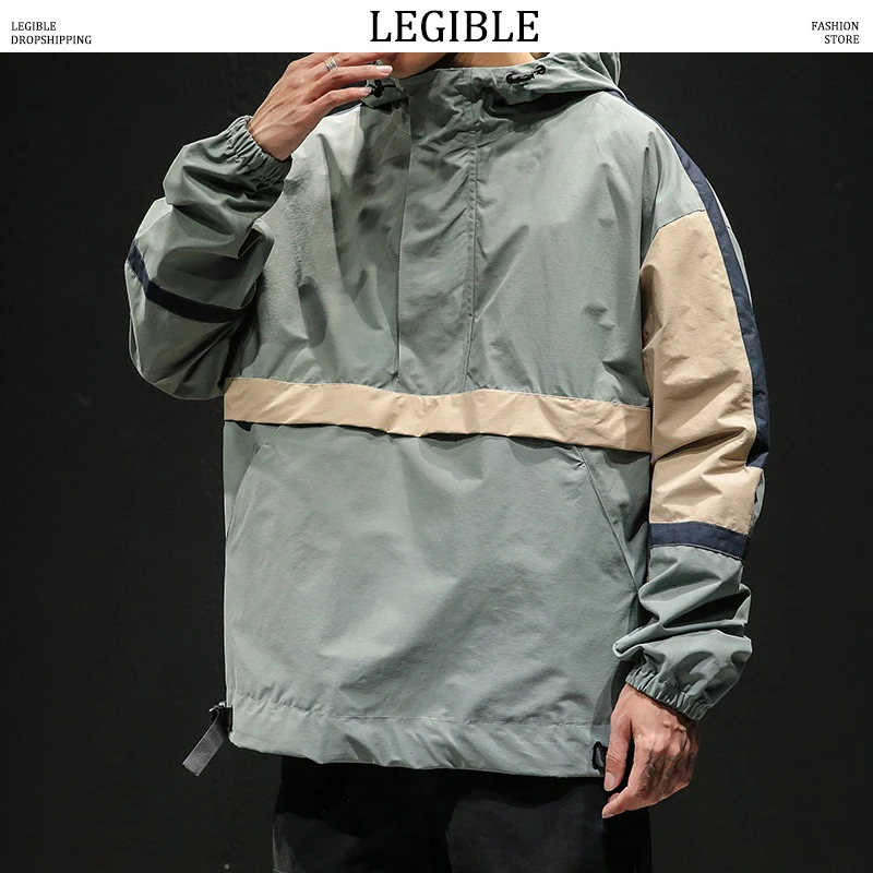2019 Hip Hop Spring Jackets Men Windbreaker Patchwork Autumn Loose Casual Jacket Male Coats Zipper Tracksuit Streetwear 4XL 5XL
2019 Hip Hop Spring Jackets Men Windbreaker Patchwork Autumn Loose Casual Jacket Male Coats Zipper Tracksuit Streetwear 4XL 5XL