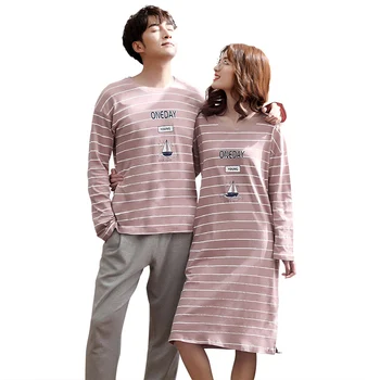 New Autumn Winter Couple Pajamas Cotton Warm Long Sleeve Round Neck Female Nightgowns Male Pyjamas Plus Size Lovers Sleepwear
New Autumn Winter Couple Pajamas Cotton Warm Long Sleeve Round Neck Female Nightgowns Male Pyjamas Plus Size Lovers Sleepwear