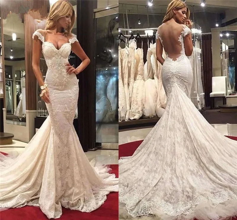 Trouwjurk 2018 Lace Wedding Dresses Long Mermaid Sweetheart Short Sleeves Backless Wedding Gown Bridal Dresses Robe De Mariee
Trouwjurk 2018 Lace Wedding Dresses Long Mermaid Sweetheart Short Sleeves Backless Wedding Gown Bridal Dresses Robe De Mariee