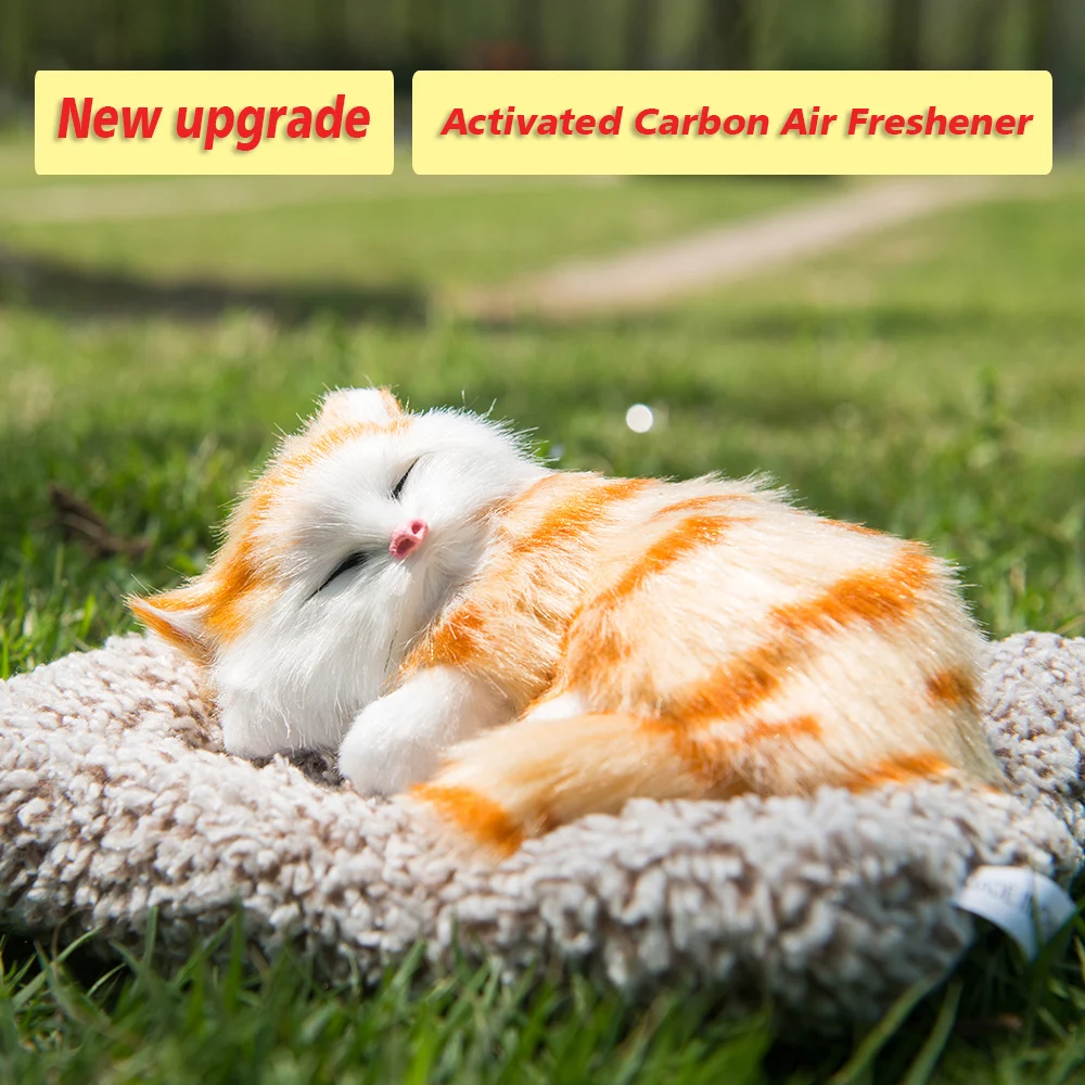 Car Ornaments Plush Activated Carbon Simulation Cute Lazy Cat Decoration Sleeping Cat Toy Air Freshener styling Big Size 15*13CM
Car Ornaments Plush Activated Carbon Simulation Cute Lazy Cat Decoration Sleeping Cat Toy Air Freshener styling Big Size 15*13CM