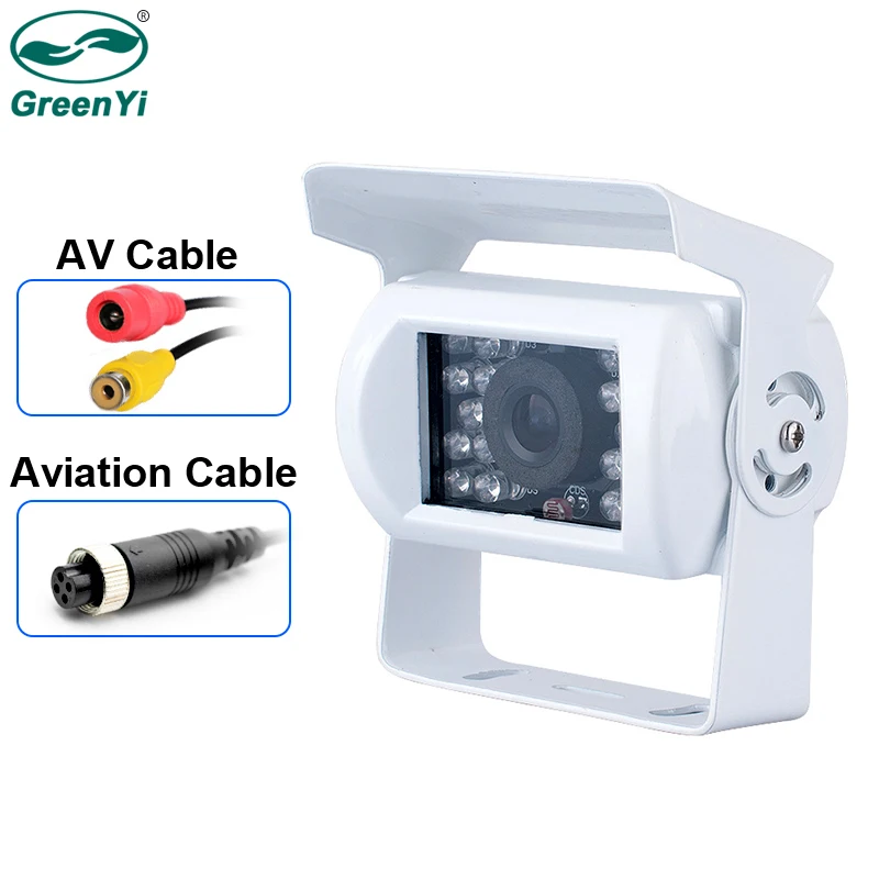GreenYi White Truck Backup Camera Heavy Duty 18 LED IR Night Vision Waterproof Vehicle Rear View Camera For Trailer/Pickups/RV
GreenYi White Truck Backup Camera Heavy Duty 18 LED IR Night Vision Waterproof Vehicle Rear View Camera For Trailer/Pickups/RV
