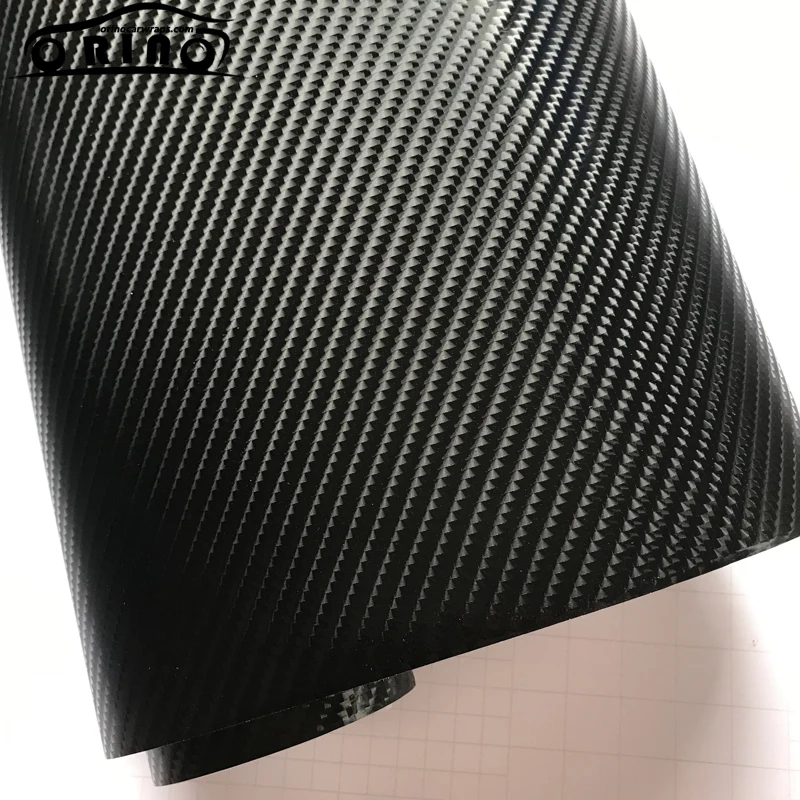 6D Black Carbon Vinyl Film Sticker-4