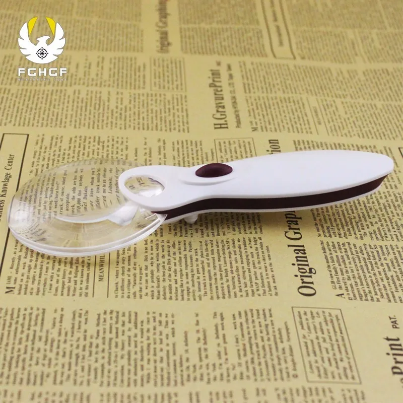 FGHGF 10X 20X 2LED Light Loupe Handheld Magnifier Reading Hand Magnifying Glass Lens Jewelry Loupe
FGHGF 10X 20X 2LED Light Loupe Handheld Magnifier Reading Hand Magnifying Glass Lens Jewelry Loupe
