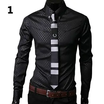 Fashion Men Argyle Luxury Business Style Slim Fit Long Sleeve Casual Dress Shirt Hot
Fashion Men Argyle Luxury Business Style Slim Fit Long Sleeve Casual Dress Shirt Hot