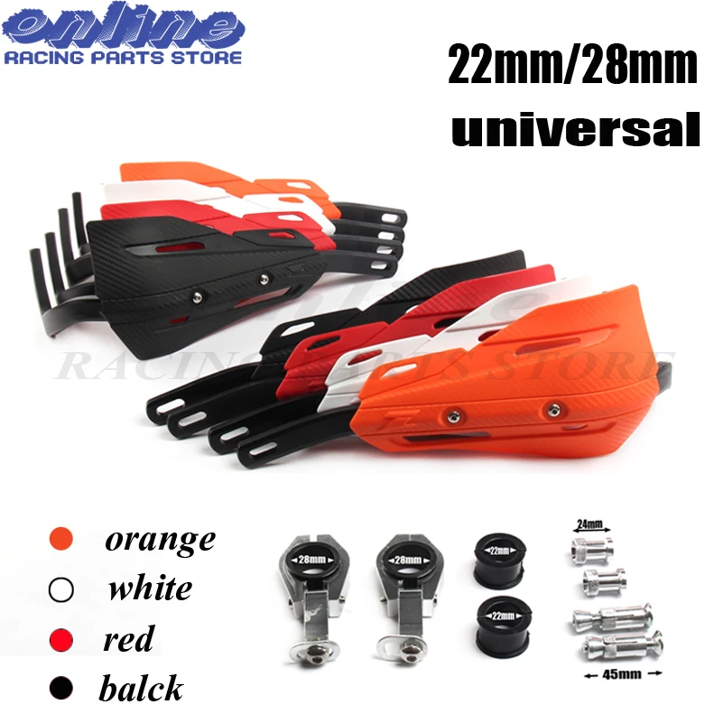 handguards Hand Protectors with aluminium insert for motocross 7/8" 22mm Handlebar 1-1/8 28mm KTM EX EXC SX YZF CRF
handguards Hand Protectors with aluminium insert for motocross 7/8" 22mm Handlebar 1-1/8 28mm KTM EX EXC SX YZF CRF