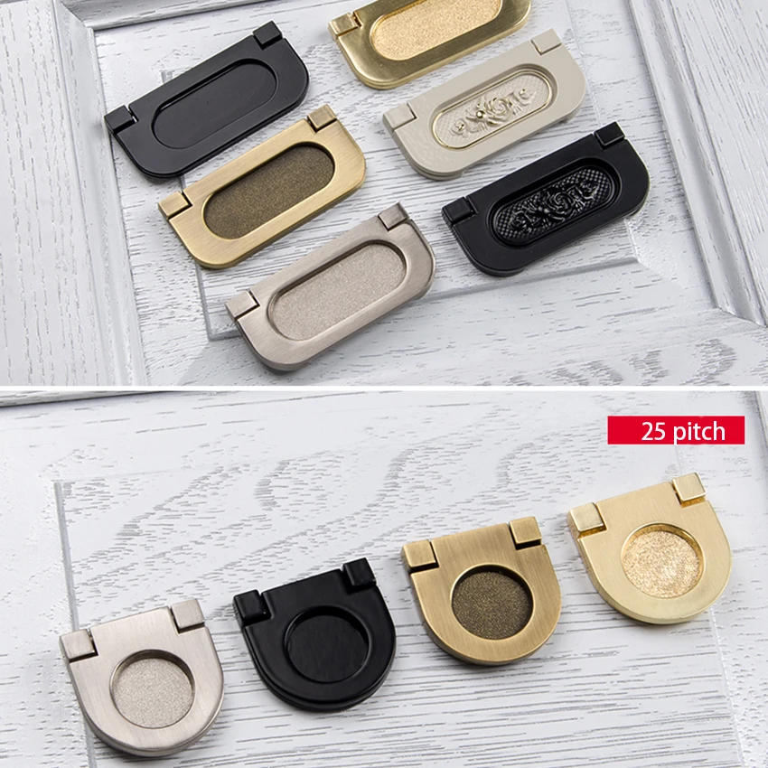 Free punching Cabinet Door Handle with Screw handle Drawer Invisible handle Furniture Knobs Handware Zinc Alloy Pull Handles
Free punching Cabinet Door Handle with Screw handle Drawer Invisible handle Furniture Knobs Handware Zinc Alloy Pull Handles