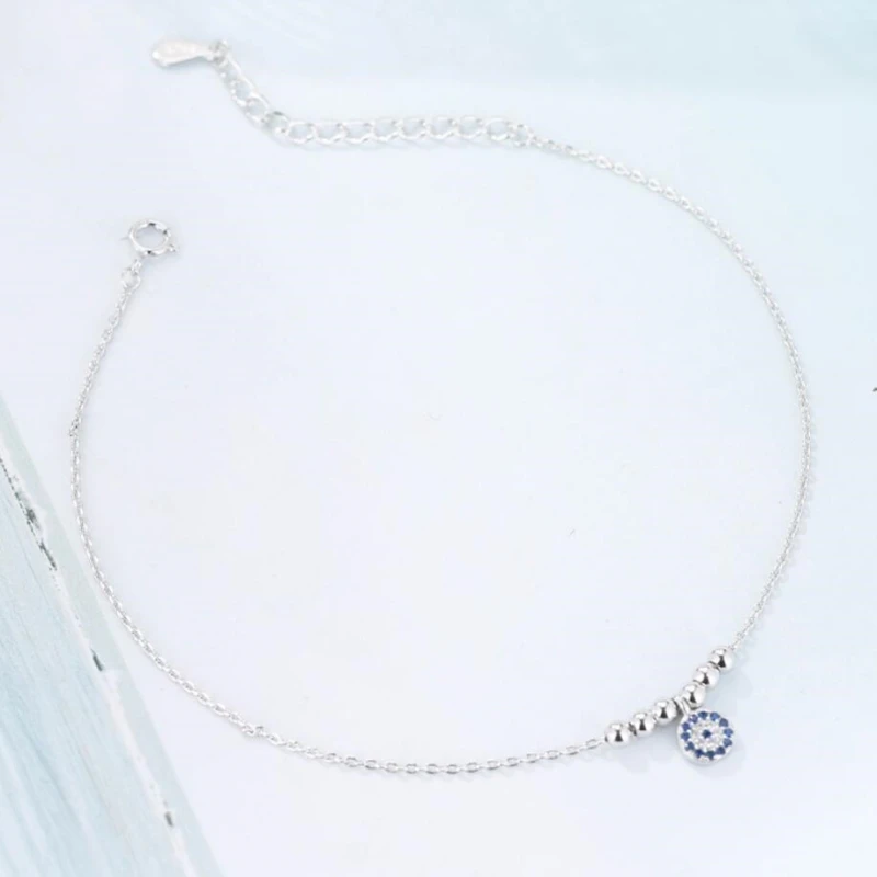 Devil's Eye 925 Sterling Silver Korea Temperament Sweet Simple Female Trendy Cute Wild Resizable Bracelets SBR065
Devil's Eye 925 Sterling Silver Korea Temperament Sweet Simple Female Trendy Cute Wild Resizable Bracelets SBR065