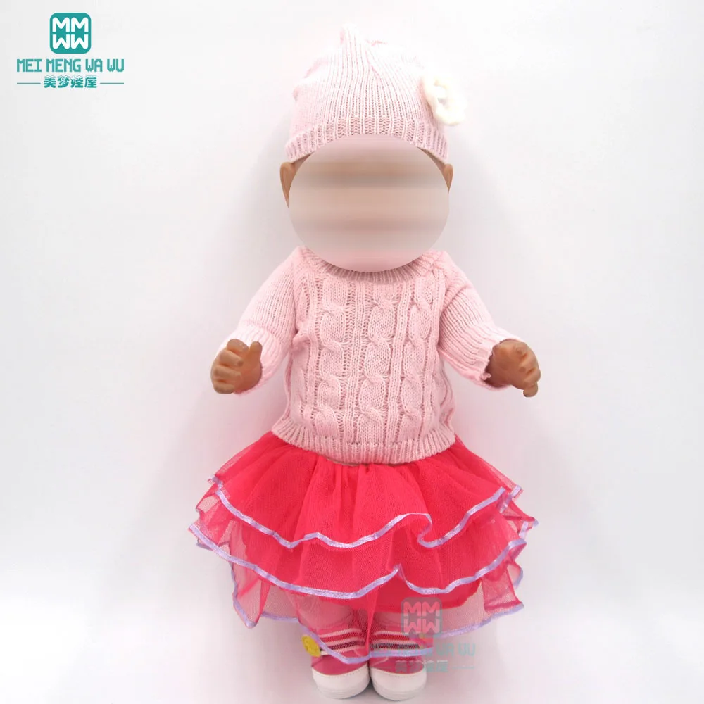 Doll clothes for 43cm baby new born doll accessories and american doll Sweaters, hats, yarn skirts, pantyhose
Doll clothes for 43cm baby new born doll accessories and american doll Sweaters, hats, yarn skirts, pantyhose