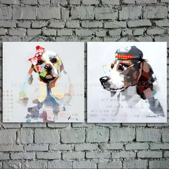 High quality hand painted abstract Pet dog Animal Oil Painting home decorative painting the living room modern background wall
High quality hand painted abstract Pet dog Animal Oil Painting home decorative painting the living room modern background wall