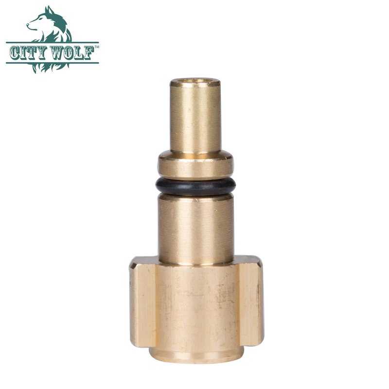 City Wolf brass adaptor high pressure washer snow foam lance adaptor for Huter Lavor car washer
City Wolf brass adaptor high pressure washer snow foam lance adaptor for Huter Lavor car washer