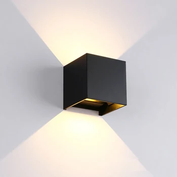 Waterproof IP65 7W Indoor Outdoor Led Wall Lamp modern Aluminum Adjustable Surface Mounted Cube Led Garden Porch Light
Waterproof IP65 7W Indoor Outdoor Led Wall Lamp modern Aluminum Adjustable Surface Mounted Cube Led Garden Porch Light