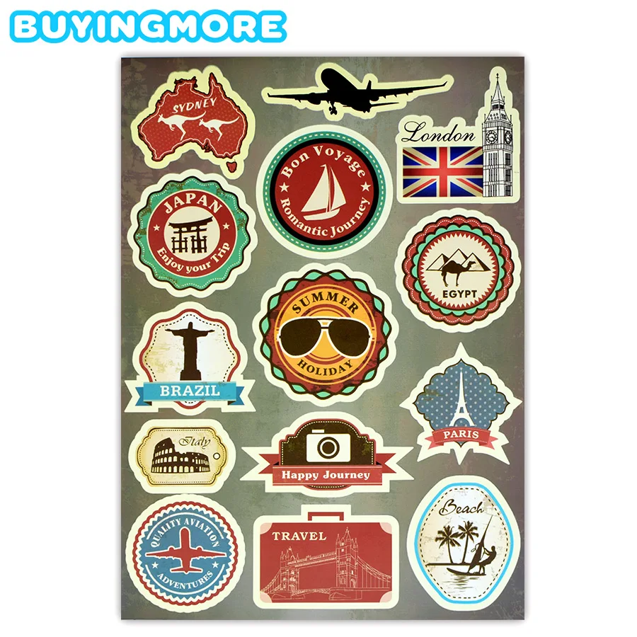 1 PCS Retro Romantic Trip Matte Sticker Adventure Travel Graffiti Style Funny Stickers to DIY Laptop Suitcase Guitar Car Bicycle
1 PCS Retro Romantic Trip Matte Sticker Adventure Travel Graffiti Style Funny Stickers to DIY Laptop Suitcase Guitar Car Bicycle