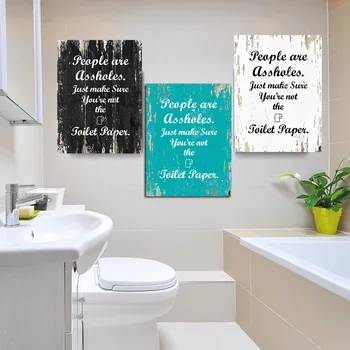 Vintage Toilet Paper Inspirational Quotes Wall Art Paintings DIY Photo Framed Prints Posters Pictures Frame Bathroom Home Decor
Vintage Toilet Paper Inspirational Quotes Wall Art Paintings DIY Photo Framed Prints Posters Pictures Frame Bathroom Home Decor