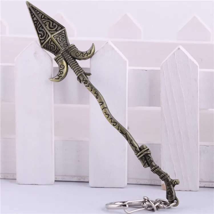 LOL Nidale the Bestial Huntress Weapon Keychain Model Pendant KeyChain Keyring Game Accessories For league of LOL legends Fans
LOL Nidale the Bestial Huntress Weapon Keychain Model Pendant KeyChain Keyring Game Accessories For league of LOL legends Fans
