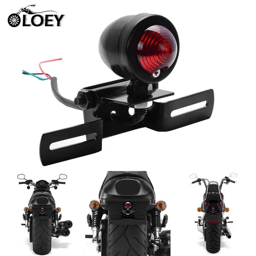 Motorcycle Tail Light Retro PC Lens Brake Lamp Stop Light License Plate Holder 12v Universal Fits Moto Chopper Cruiser Bobber
Motorcycle Tail Light Retro PC Lens Brake Lamp Stop Light License Plate Holder 12v Universal Fits Moto Chopper Cruiser Bobber
