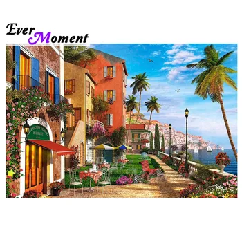Ever Moment Diamond Painting Mosaic Building Seaside Landscape Full Square Drill Artwork Cross Stitch Diamond Embroidery 3F1557
Ever Moment Diamond Painting Mosaic Building Seaside Landscape Full Square Drill Artwork Cross Stitch Diamond Embroidery 3F1557