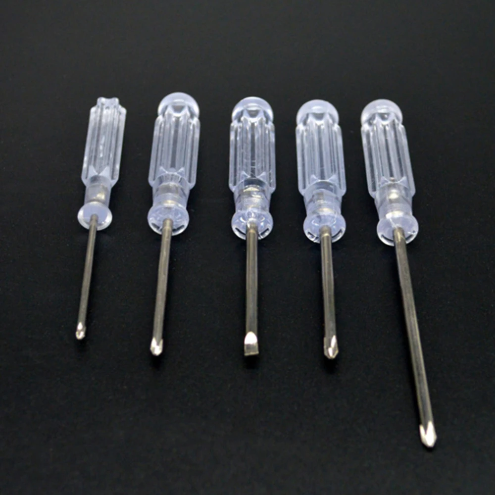 Meterk 5Pcs Mini Screwdriver Set for Phone Computer Repair Tool Bit Transparent Slotted Screw driver | Инструменты