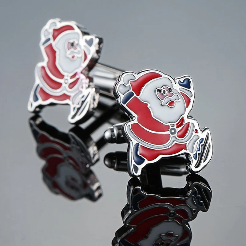 Free shipping, new Santa Claus cuff button, men's shirt cuff button, senior designer makes Christmas gifts carefully
Free shipping, new Santa Claus cuff button, men's shirt cuff button, senior designer makes Christmas gifts carefully