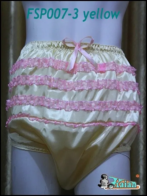 Adult Sissy Satin Frilly incontinence Diaper Cover purple+FSP007-3, S / M / L / XL / 0
Adult Sissy Satin Frilly incontinence Diaper Cover purple+FSP007-3, S / M / L / XL / 0