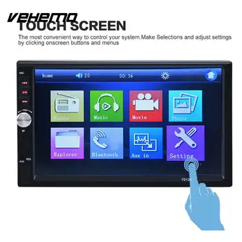 Vehemo with Remote Control Bluetooth Calls Car Player Automobile Car MP5 Premium MP5 Player AUX
Vehemo with Remote Control Bluetooth Calls Car Player Automobile Car MP5 Premium MP5 Player AUX