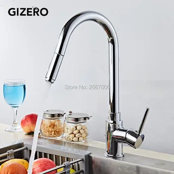 GIZERO Free Shipping Big Water Power Silver Gold Color Faucet Deck Mount Pull Out Spout Hot Cold Mixer Kitchen Tap China GI2071
GIZERO Free Shipping Big Water Power Silver Gold Color Faucet Deck Mount Pull Out Spout Hot Cold Mixer Kitchen Tap China GI2071