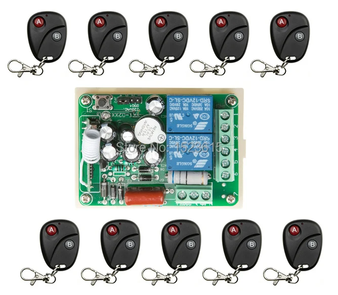2016 New AC220V 2CH 2Channe RF wireless remote control switch System, 10 X Transmitter + 1 X Receiver,315/433 MHZ
2016 New AC220V 2CH 2Channe RF wireless remote control switch System, 10 X Transmitter + 1 X Receiver,315/433 MHZ