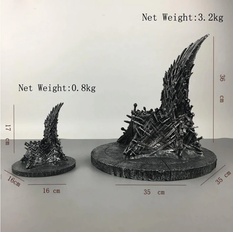 The Iron Throne Game of Thrones Statue Resin Moderne Toy 17cm Action & Figures Sculpture High Quality Toys Christmas Gift Adults
The Iron Throne Game of Thrones Statue Resin Moderne Toy 17cm Action & Figures Sculpture High Quality Toys Christmas Gift Adults