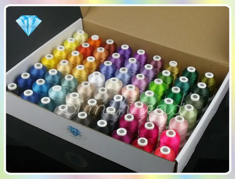 1000M Polyester Embroidery Thread 30 Cones in ONE color from 63 Brother Colors Free Shipping
1000M Polyester Embroidery Thread 30 Cones in ONE color from 63 Brother Colors Free Shipping