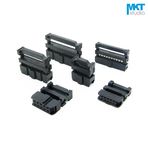 10Pcs Female 2.54mm Pitch FC IDC Connector Socket ISP JTAG Header For Flat Ribbon Cable Sample 24P 26P 30P 34P 40P
10Pcs Female 2.54mm Pitch FC IDC Connector Socket ISP JTAG Header For Flat Ribbon Cable Sample 24P 26P 30P 34P 40P
