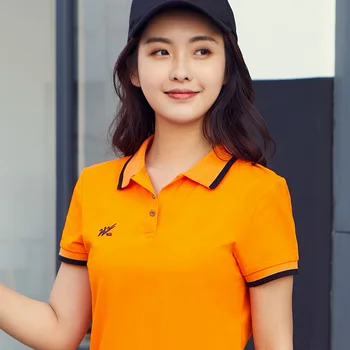 2020 Short-sleeved Women's New Summer Wear Pure Cotton Turn-lapel Leisure Loose Sports Women's Korean T-shirt
2020 Short-sleeved Women's New Summer Wear Pure Cotton Turn-lapel Leisure Loose Sports Women's Korean T-shirt