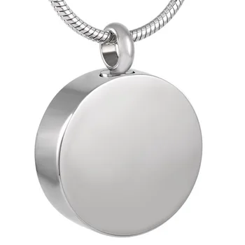 CMJ8088 Polished Engravable Blank Round Pendant Memorial Ash Urn Necklace Cremation Jewelry for Ashes Colar Memory Keepsake
CMJ8088 Polished Engravable Blank Round Pendant Memorial Ash Urn Necklace Cremation Jewelry for Ashes Colar Memory Keepsake