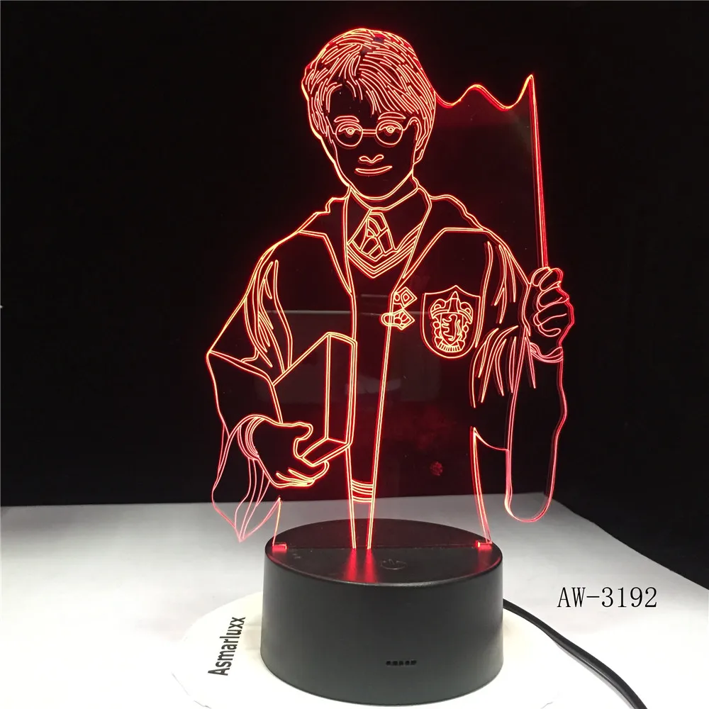 Harry Potter Night Light Hogwarts Discoloration Magic School 3D LED Lamp Luminaria Bedroom Decor Linternas Table Lamp AW-3192
Harry Potter Night Light Hogwarts Discoloration Magic School 3D LED Lamp Luminaria Bedroom Decor Linternas Table Lamp AW-3192