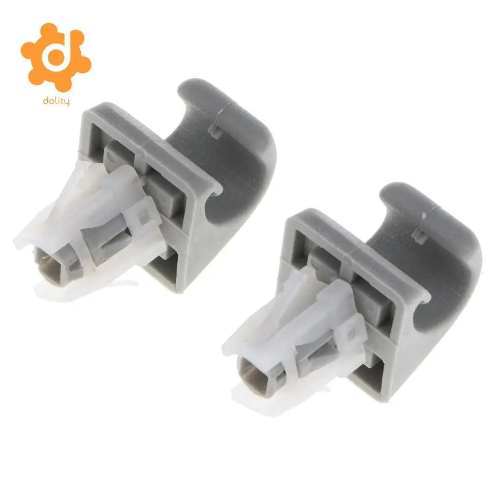 dolity 2pcs Inner Sun Visor Hook Clips for VW Volkswagen Passat Golf GTI MK4 R32