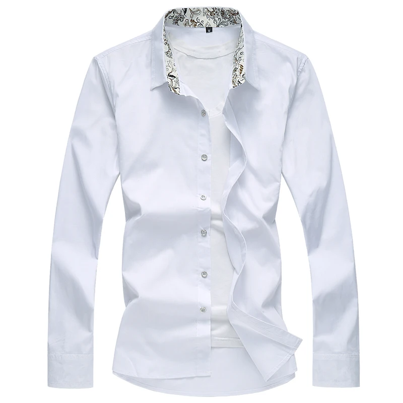 Shirt Men's Extra Large Size S-8XL Solid Color Cotton Comfort Lapel Simple Casual Slim Long Sleeve Four Seasons Wearable Shirt
Shirt Men's Extra Large Size S-8XL Solid Color Cotton Comfort Lapel Simple Casual Slim Long Sleeve Four Seasons Wearable Shirt