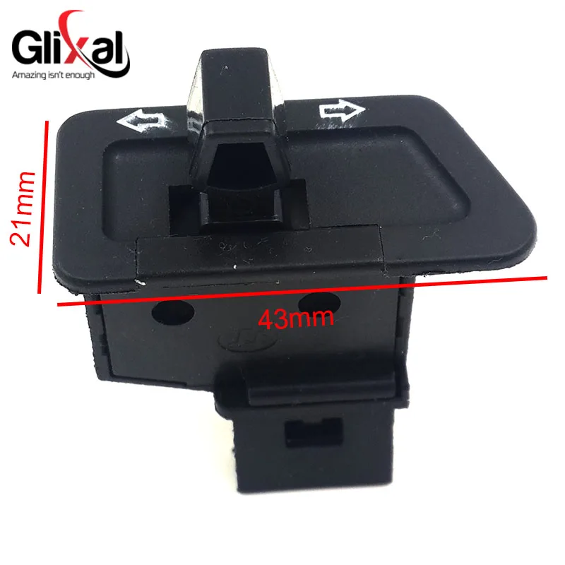 Glixal Scooter Turn Signal Switch Button for GY6 49cc 50cc 125cc 150cc Chinese Moped Scooter (2 pcs)
Glixal Scooter Turn Signal Switch Button for GY6 49cc 50cc 125cc 150cc Chinese Moped Scooter (2 pcs)