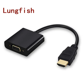 Lungfish HDMI to VGA 1080P with USB Cable and AUX Cable Adapter for PC Laptop HDTV (Color:White Black)
Lungfish HDMI to VGA 1080P with USB Cable and AUX Cable Adapter for PC Laptop HDTV (Color:White Black)