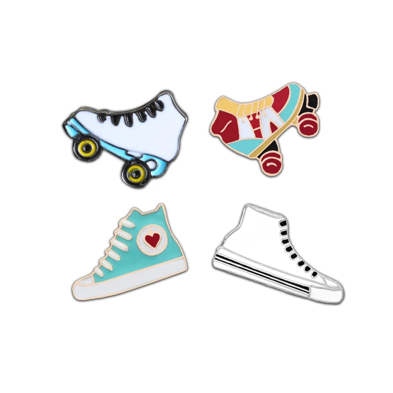 Fashion Jewelry Enamel Pins For Brooches Sports Shoes Skates Skateboard Shoes Hard Metal Badges Collar Buttons Pins Friends Gift
Fashion Jewelry Enamel Pins For Brooches Sports Shoes Skates Skateboard Shoes Hard Metal Badges Collar Buttons Pins Friends Gift