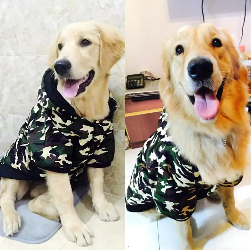 

NEW Winter Large Dog Coat Big Dog Clothes Pet Jacket Camo Warm Costume Golden Retriever Labrador Husky Big Dogs 3XL-7XL