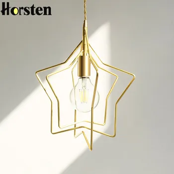 Horsten Nordic Star Pendant Light Modern Creative Golden Hanging Lamp Home Fixtures Lighting for Cafe Bar Dinning Room
Horsten Nordic Star Pendant Light Modern Creative Golden Hanging Lamp Home Fixtures Lighting for Cafe Bar Dinning Room