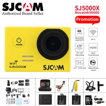

SJCAM SJ5000X Elite WiFi 4K 24fps Gyro Sport DV 2.0 LCD NTK96660 Diving 30m Waterproof Action Camera go extreme pro yi 4k camara