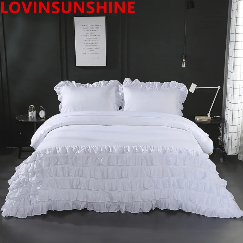 LOVINSUNSHINE Ruched Duvet bedding Set Luxurious Wrinkle soft Pillow cases Set King Queen Size Comforter Cover 3pcs Bed Linings
LOVINSUNSHINE Ruched Duvet bedding Set Luxurious Wrinkle soft Pillow cases Set King Queen Size Comforter Cover 3pcs Bed Linings