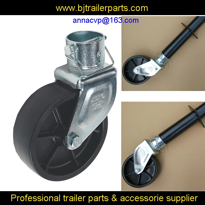 CVP A Frame Jack caster wheel with pin, Zinc Finished metal,for 2" Jack, 1200 lbs camper boat swivel,trailer parts
CVP A Frame Jack caster wheel with pin, Zinc Finished metal,for 2" Jack, 1200 lbs camper boat swivel,trailer parts